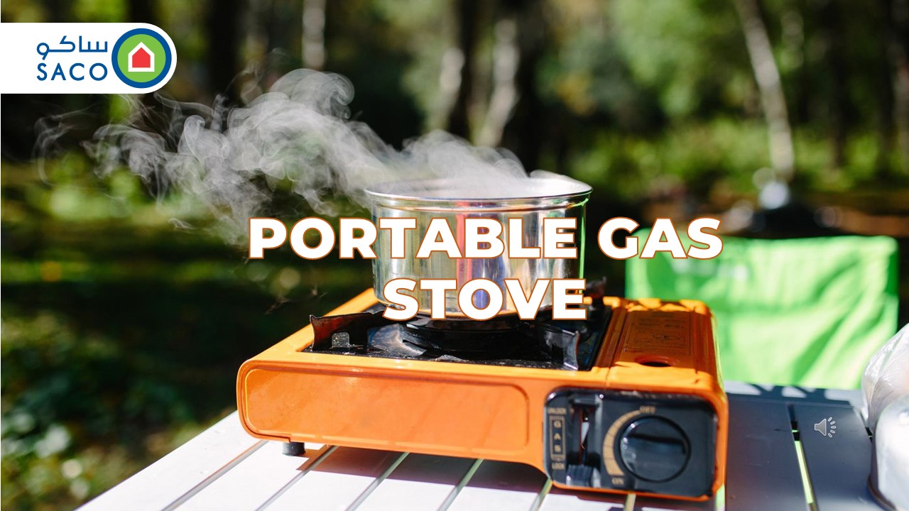 Portable Gas Stove - English موقد رحلات متنقل - إنجليزي
